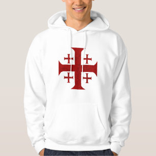 Jerusalem Cross, verhit Hoodie