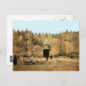 Jerusalem - Damascus Gate Briefkaart (Voorkant / Achterkant)