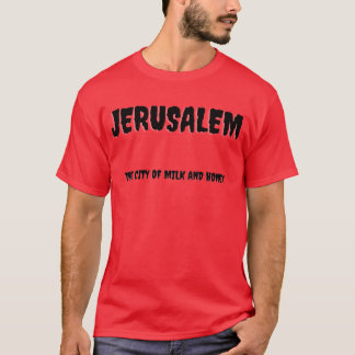 Jerusalem de Stad van Melk en Honing jongen T-shirt