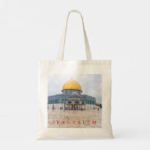 Jerusalem Dome of the Rock uitzicht canvas tas (Achterkant)