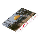 Jerusalem Dome of the Rock uitzicht magnet Magneet (Linkerzijde)