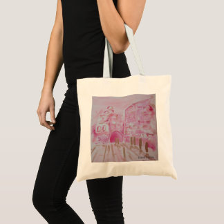 Jerusalem in Pink and Gold  Tote Bag
