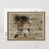 Jerusalem Israel Briefkaart (Voorkant / Achterkant)