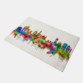 Jerusalem Israel Skyline Deurmat (Schuin)