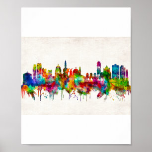 Jerusalem Israel Skyline Poster
