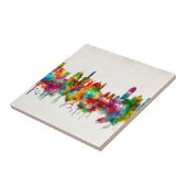 Jerusalem Israel Skyline Tegeltje (Zijkant)