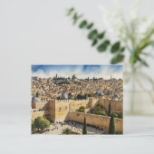 Jerusalem Israel waterverf art Briefkaart (Staand voorkant)