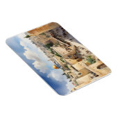 Jerusalem Israel waterverf art Magneet (Rechterzijde)