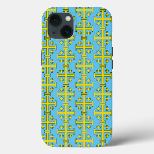Jerusalem kruis Case-Mate iPhone case (Achterkant)