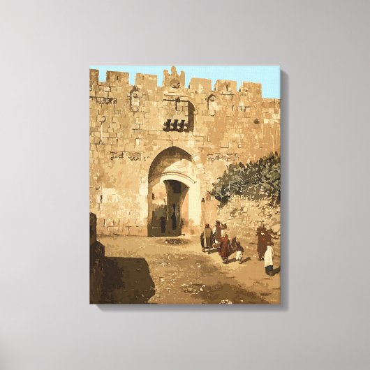 Jerusalem - Leeuwengte Canvas Afdruk (Voorkant)