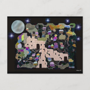 Jerusalem Moon Briefkaarten