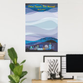 Jerusalem Musical Bar Bat Mitzvah Sign - In Poster (Thuiskantoor)