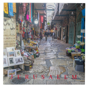 Jerusalem Old City alley keramische tegels Tegeltje