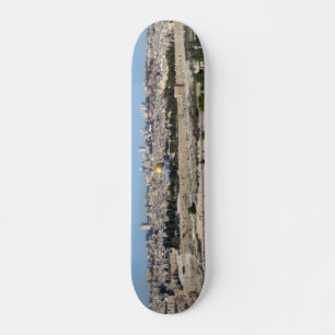 Jerusalem Panorama uit de berg olijven Skateboard