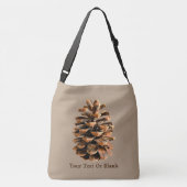 Jerusalem Pine Cone Crossbody Tas (Achterkant)