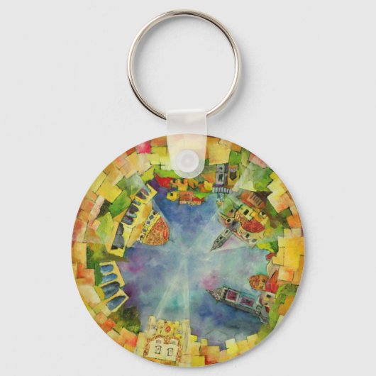 Jerusalem Sleutelhanger (Voorkant)