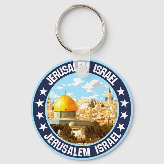 Jerusalem Sleutelhanger (Voorkant)