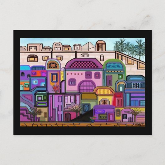 Jerusalem Tapestry Briefkaart (Voorkant)