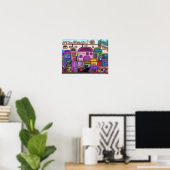 Jerusalem Tapestry Print (Thuiskantoor)