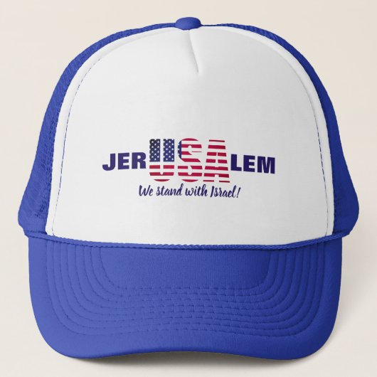Jerusalem USA Trucker Pet (Voorkant)