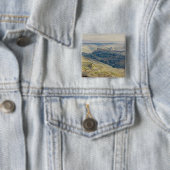 Jerusalem Vierkante Button 5,1 Cm (In situ)