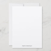 Jérusalem Vue Faire-part de mariage juive hébraïqu (Dos)