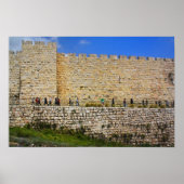 Jerusalem Walls Poster (Voorkant)