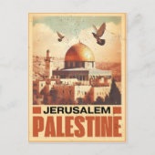 Jeruzalem Al-Aqsa Moskee Koepel van de Rots Briefkaart (Voorkant)