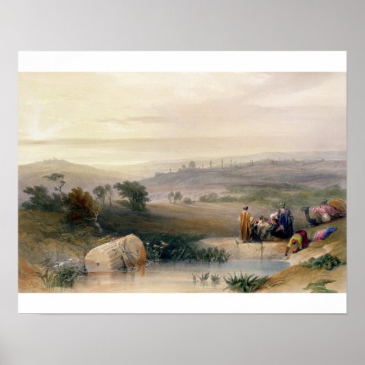 Jeruzalem, april 1839, bord 22 uit boekdeel I van Poster (Voorkant)