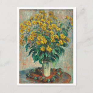 Jeruzalem Artisjok Bloemen Schilderij van Monet Briefkaart