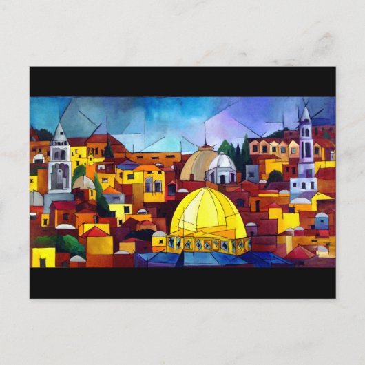 Jeruzalem Briefkaart (Voorkant)