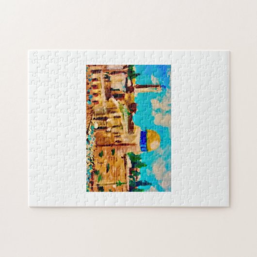 Jeruzalem, de wandelende muur legpuzzel (Horizontaal)