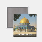 Jeruzalem Dome of the Rock Reizen Magneet (Voorkant / Achterkant)