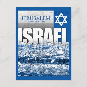 Jeruzalem, Israël Briefkaart