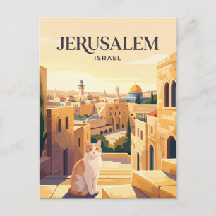 Jeruzalem Israël Briefkaart