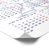 Jeruzalem, Israël. Kalender 2024 Poster (Hoek)