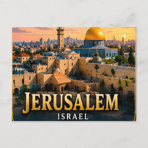 Jeruzalem Israël Oud Cultureel Erfgoed Ontsnappen Briefkaart