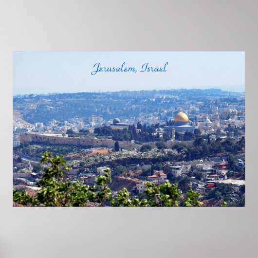 Jeruzalem, Israël Poster (Voorkant)