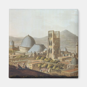 Jeruzalem met de kerk van de Heilige Sepulcher, p Magneet
