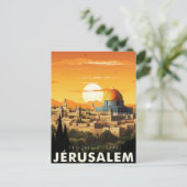 Jeruzalem - poster - Afbeelding Briefkaart (Staand voorkant)