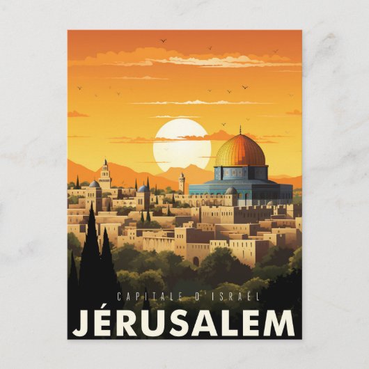 Jeruzalem - poster - Afbeelding Briefkaart (Voorkant)