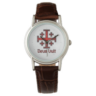 Jeruzalem Ridder Tempeliers Kruis Christelijk Horloge
