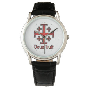 Jeruzalem Ridder Tempeliers Kruis Christelijk Horloge