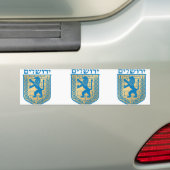 Jeruzalem t arms, Italië Bumpersticker (Op auto)