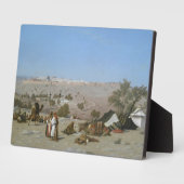 Jeruzalem vanaf de Olijfberg | 1880 Fotoplaat (Zijkant)