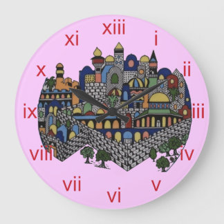 Jeruzalem Wandklok Grote Klok