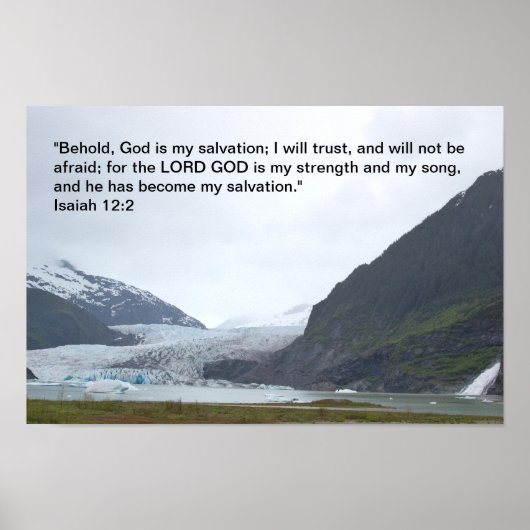 Jesaja 12:2 poster (Voorkant)