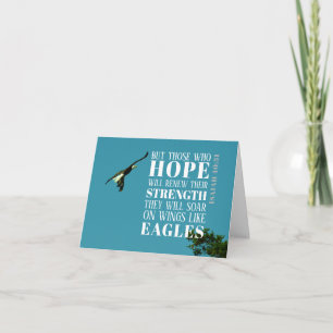 Jesaja 40:31 Adelaar gevouwen briefkaart