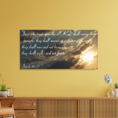 Jesaja 40:31 Bijbel vers canvas print (Insitu (Woonkamer))