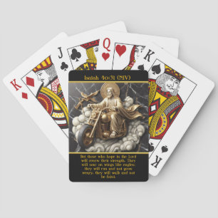 Jesaja 40:31 Goddelijke bekrachtiging in beweging  Pokerkaarten